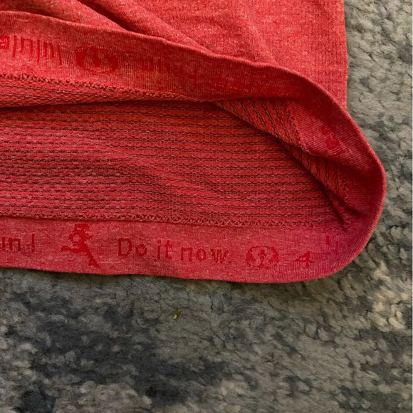 Lululemon Run: Swiftly Tech 1/2 Zip, Sun-washed Redish Pink, SZ 4 - Picture 5 of 5